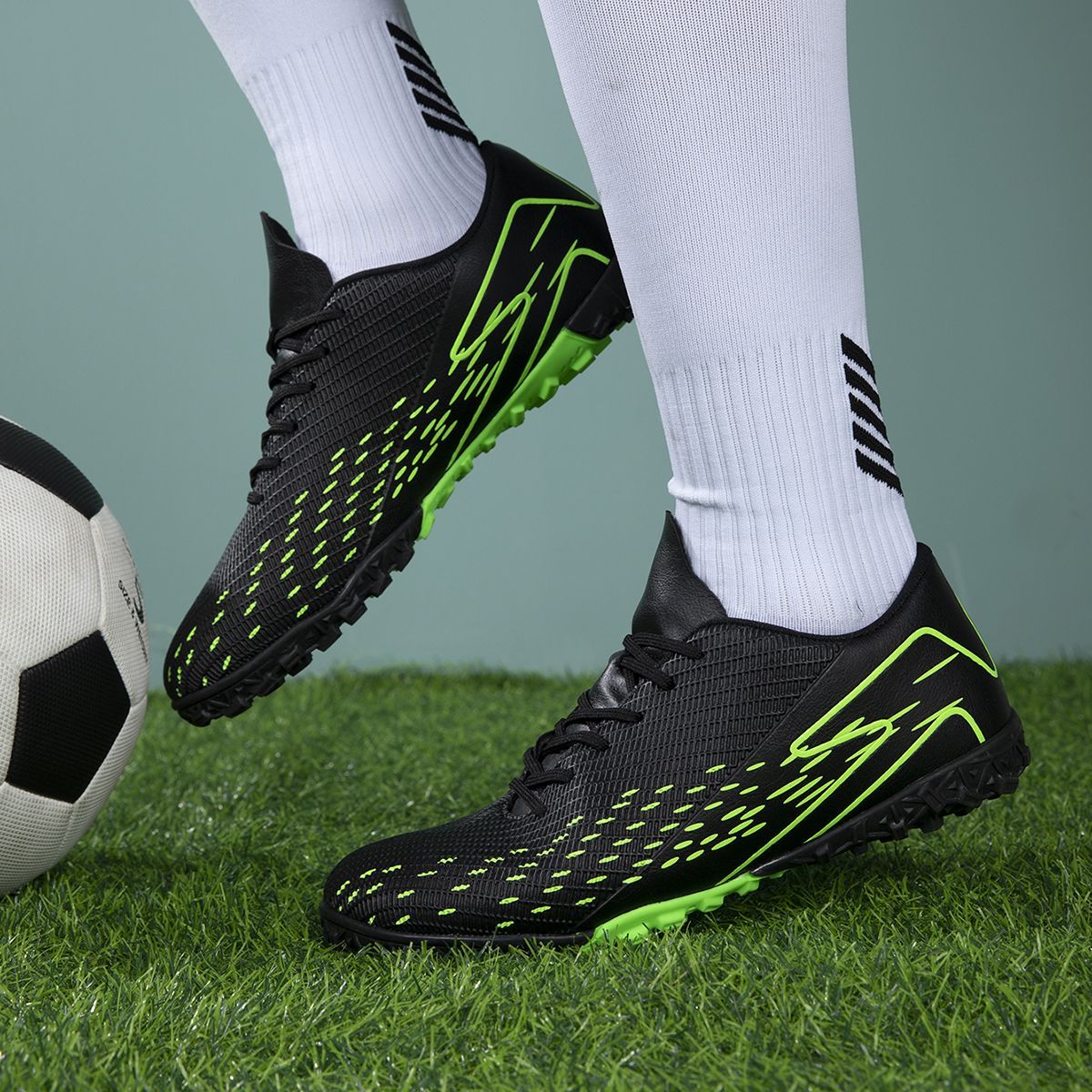Nuove scarpe da calcio antiscivolo AG con tacchetti corti per uomo, donna, ragazzi e studenti._voghion.com