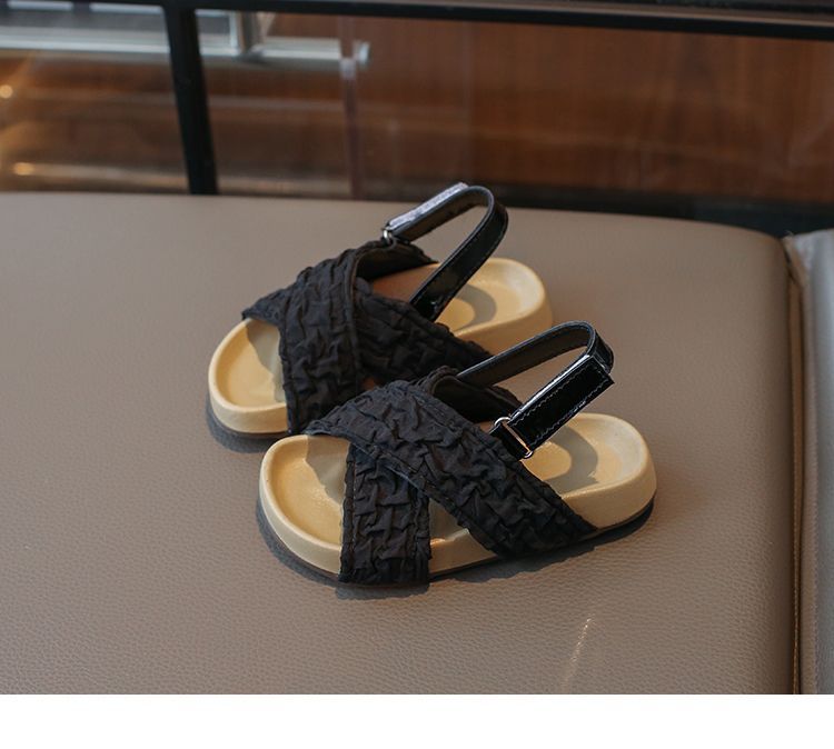 Lässige Flache Sommersandalen Für Mädchen Im Römischen Stil_voghion.com