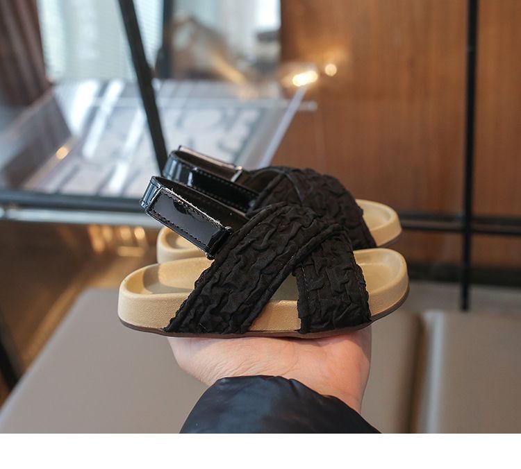 Lässige Flache Sommersandalen Für Mädchen Im Römischen Stil_voghion.com