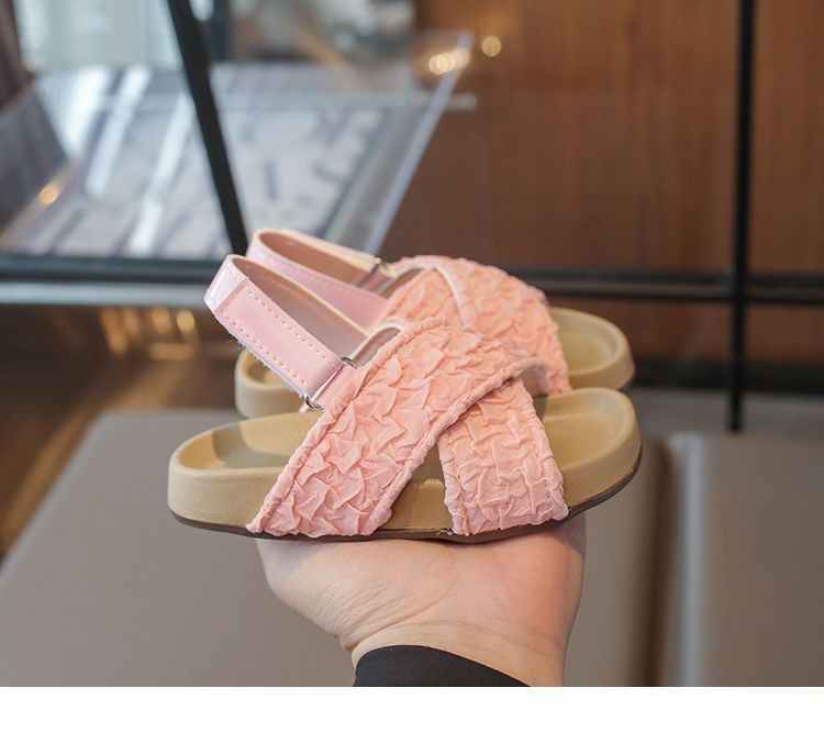 Lässige Flache Sommersandalen Für Mädchen Im Römischen Stil_voghion.com