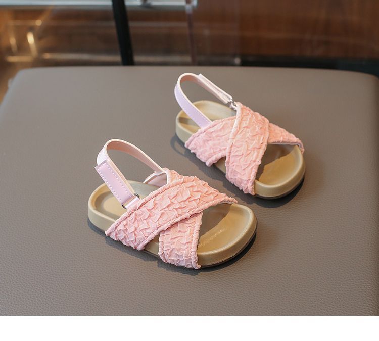 Lässige Flache Sommersandalen Für Mädchen Im Römischen Stil_voghion.com