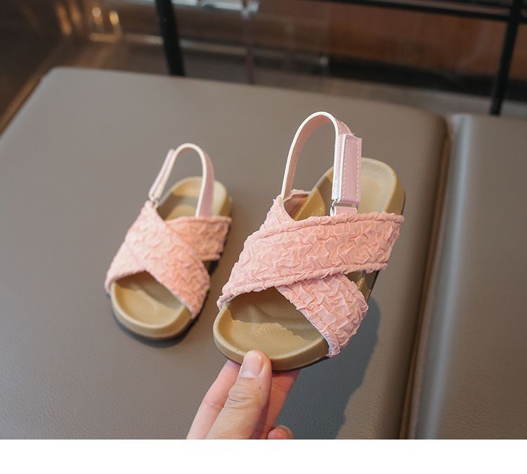 Lässige Flache Sommersandalen Für Mädchen Im Römischen Stil_voghion.com