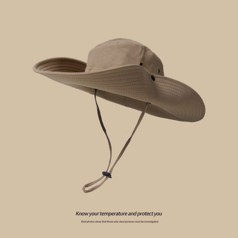 Western cowboy solhatt med brett brätte för vandring och camping_voghion.com