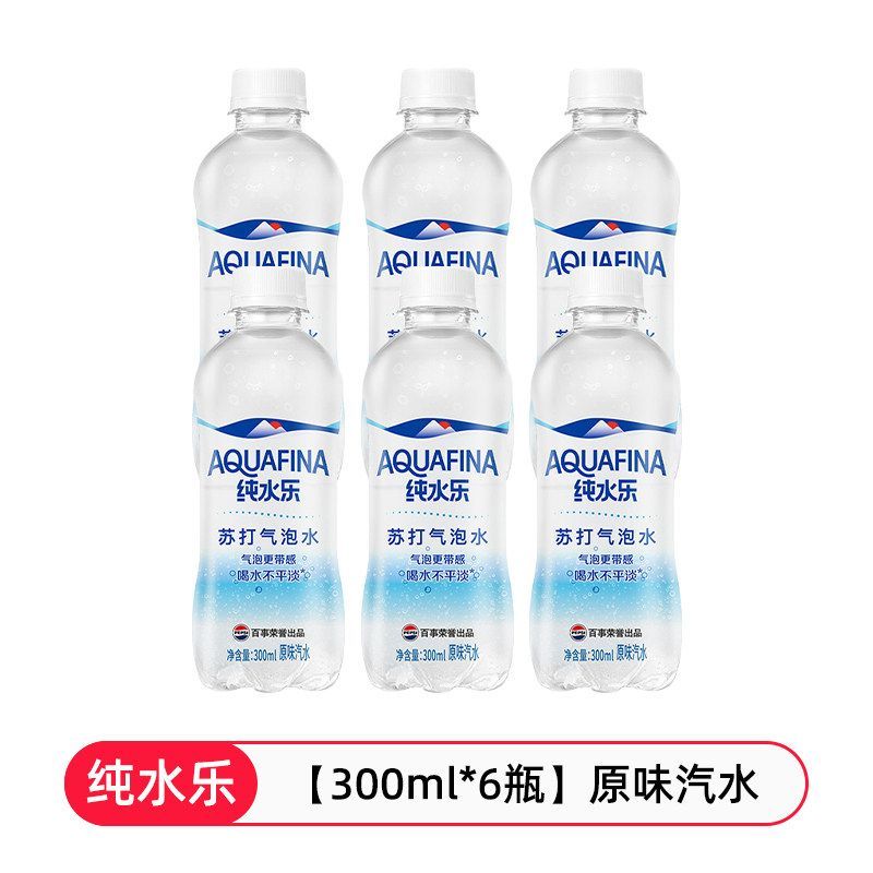百事苏打气泡水300ml*6瓶
