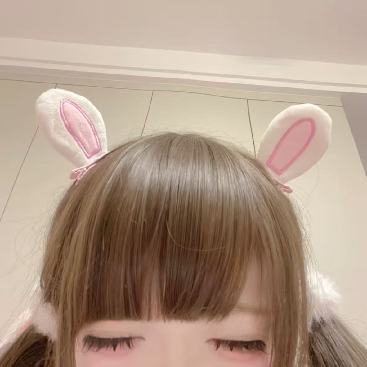 Lolita毛绒耳朵发夹软妹头饰少萝可爱