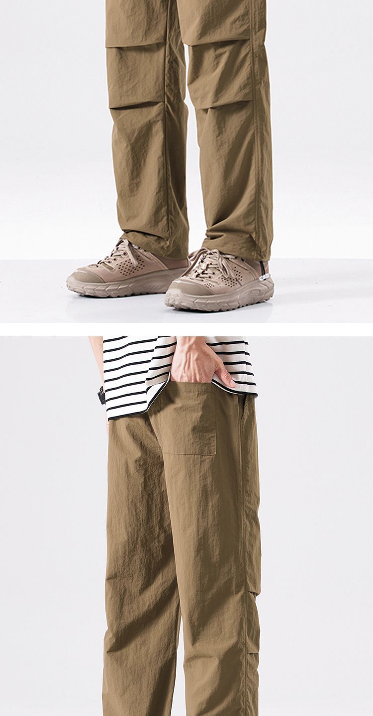Pantalon décontracté homme mark fairwhale avec lignes doubles_voghion.com