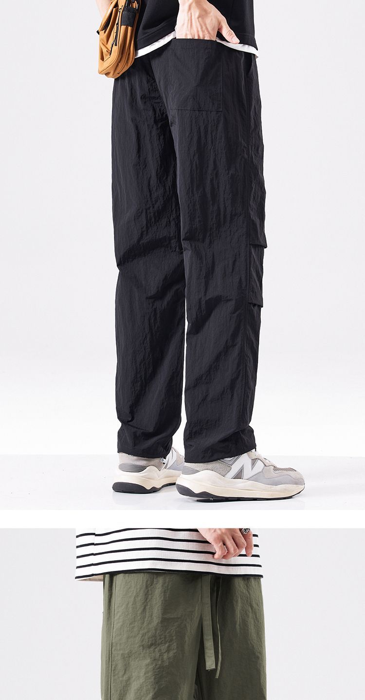 Pantalon décontracté homme mark fairwhale avec lignes doubles_voghion.com