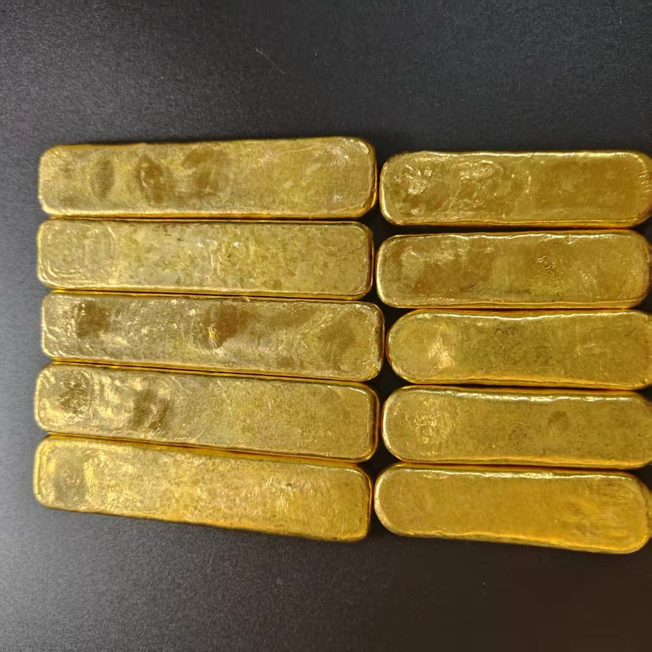 孟加拉赤金日进斗金火烧不变色仿金原材料里外一个色祈福摆件 2