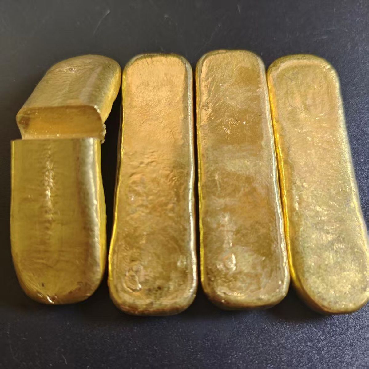 孟加拉赤金日进斗金火烧不变色仿金原材料里外一个色祈福摆件 5