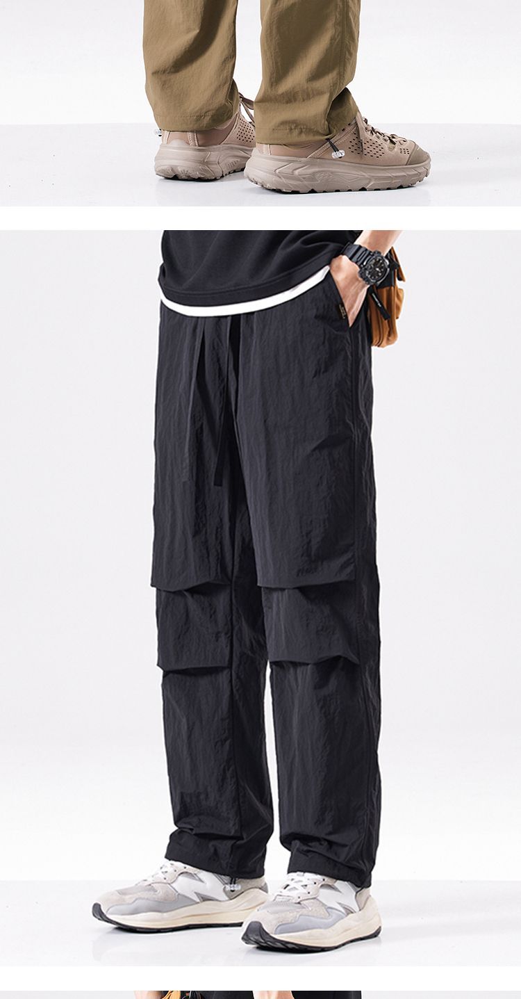 Pantalon décontracté homme mark fairwhale avec lignes doubles_voghion.com
