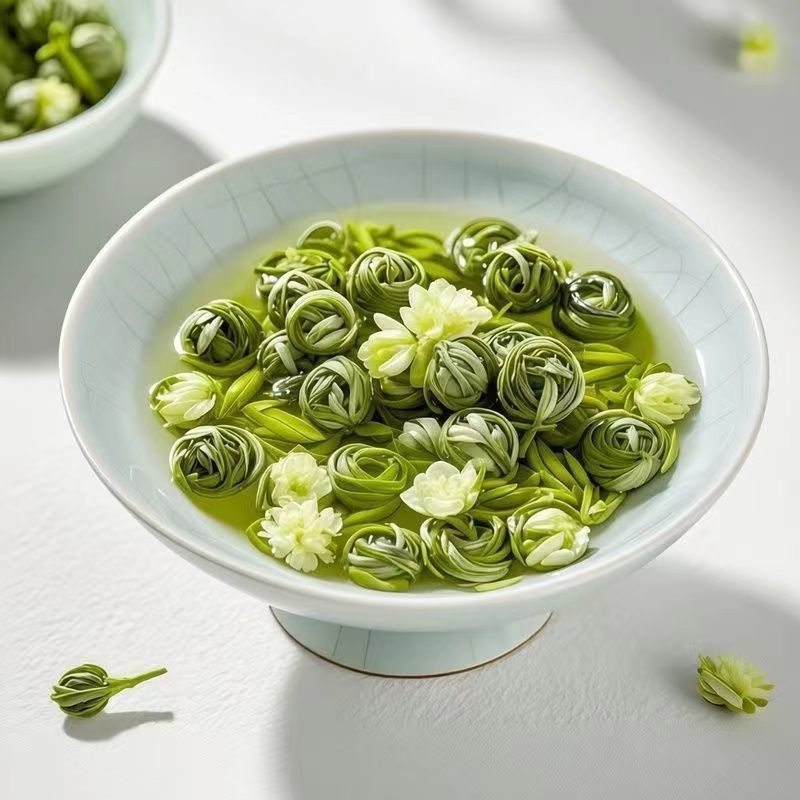 【9A茉莉帝王龙珠】特级2026新茶花茶茉莉大龙珠浓香轻奢云雾茶 图片 9