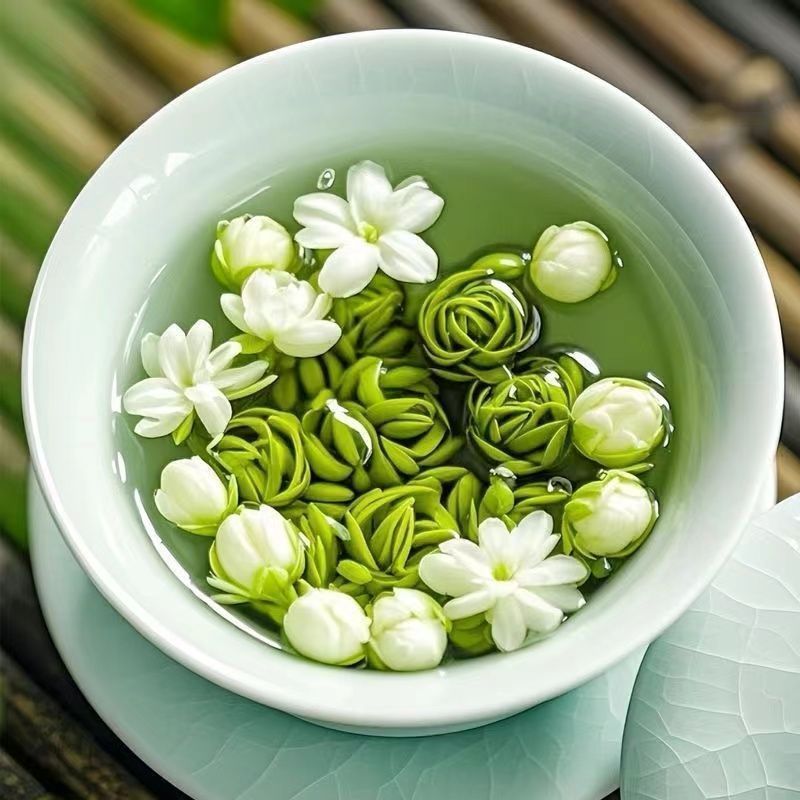 【9A茉莉帝王龙珠】特级2026新茶花茶茉莉大龙珠浓香轻奢云雾茶 图片 5
