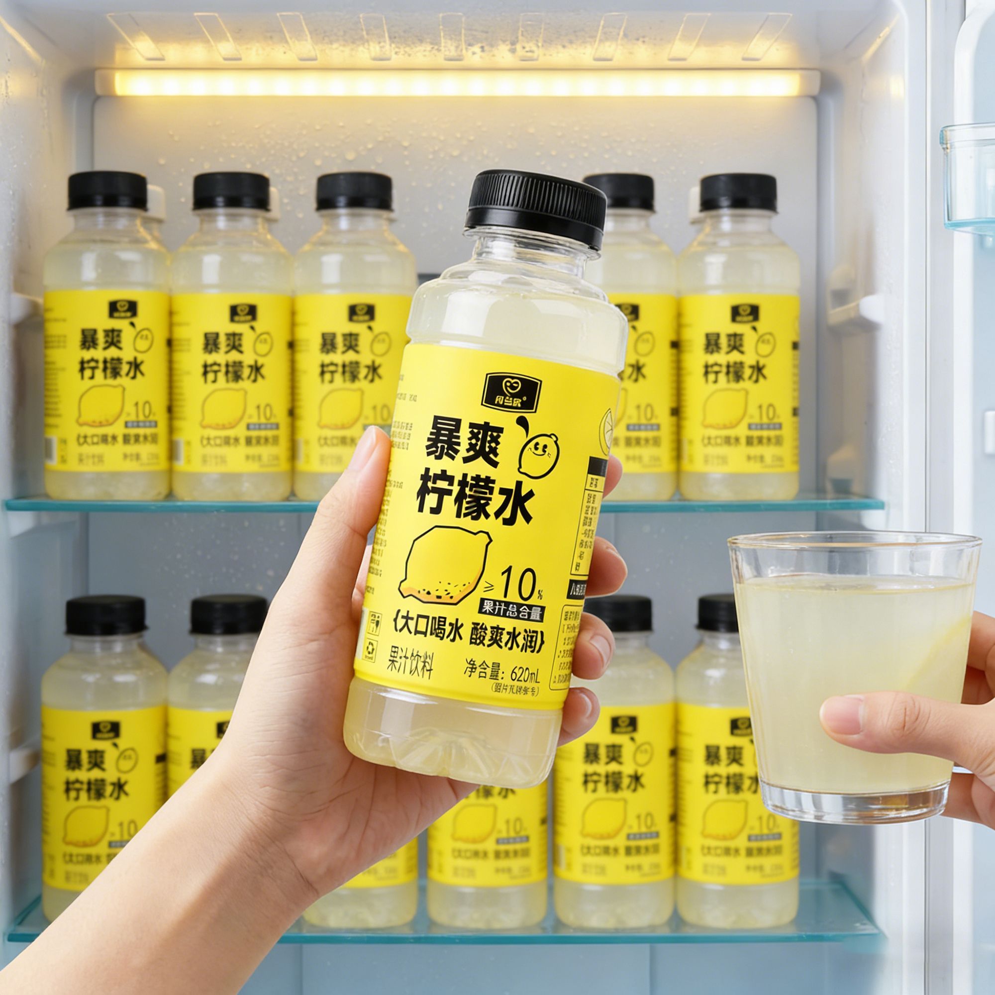 闫当家暴爽柠檬水620ML*6瓶