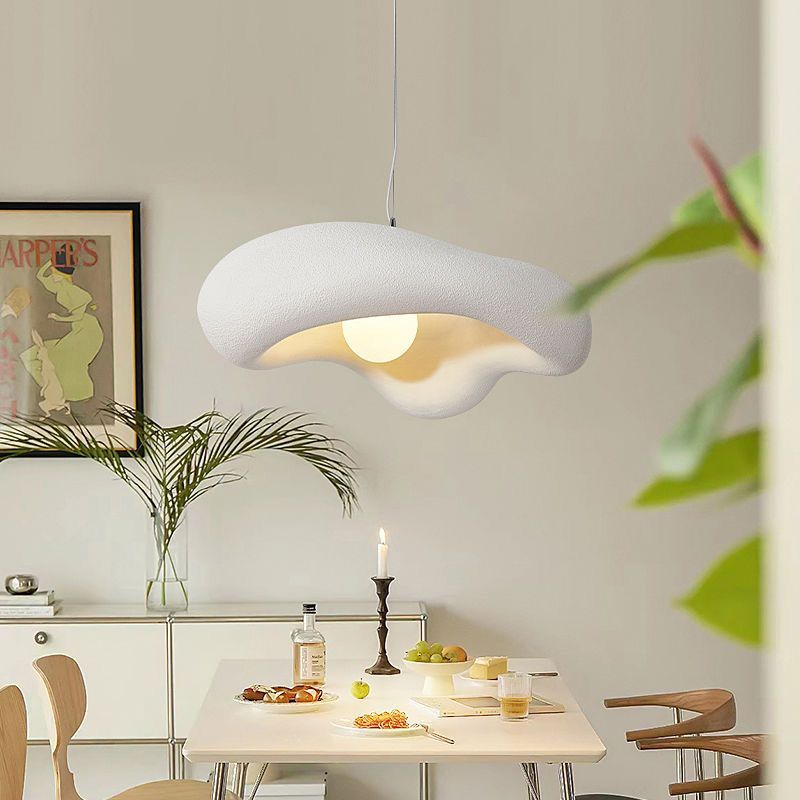 Wabi-sabi Dining‑room Chandelier, Minimalist Bedside Lamp For The Bedroom; Handcrafted Micro‑cement Lighting For The Living Room And Guesthouse._voghion.com