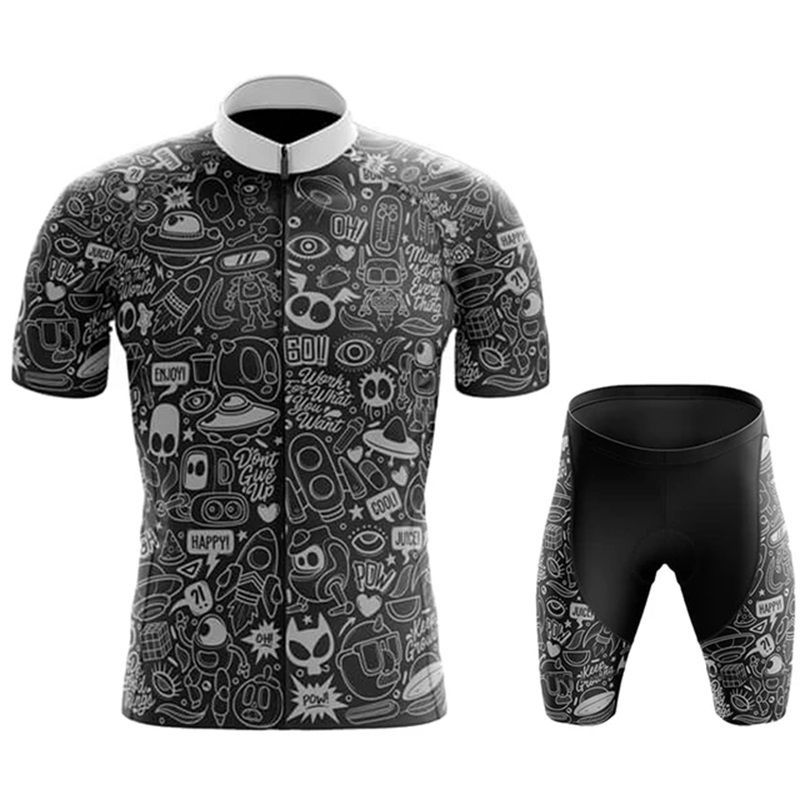 2026 New Summer Short-Sleeve Cycling Jersey Road Bike Clothing Thin Sports Casual Short Set Cartoon_voghion.com