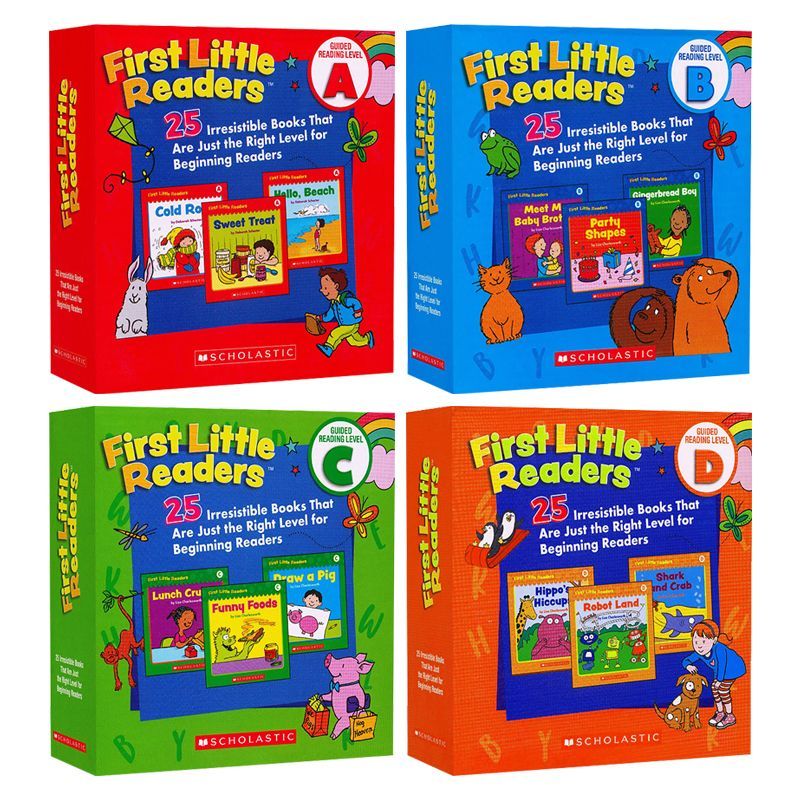 【点读版 小套装】学乐小读者套装First Little Readers英文原版正版3-6岁英语启蒙小分级绘本RAZ牛津树Buddy Readers小气泡海尼曼 图片 2