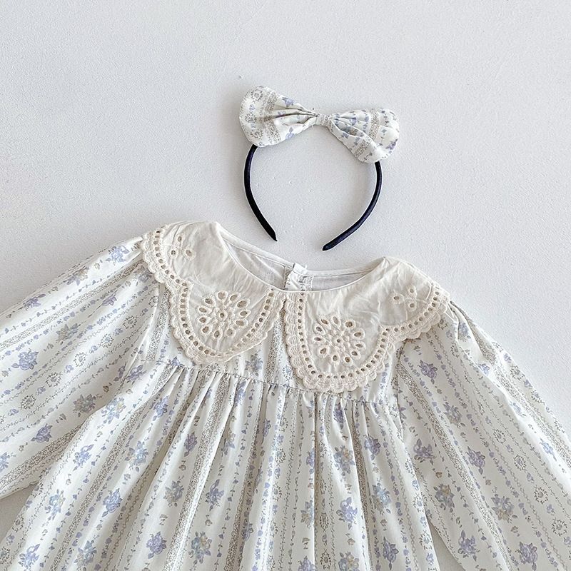 Baby Mädchen Strampler Und Wald Motiv Freizeitkleid Für Herbst_voghion.com