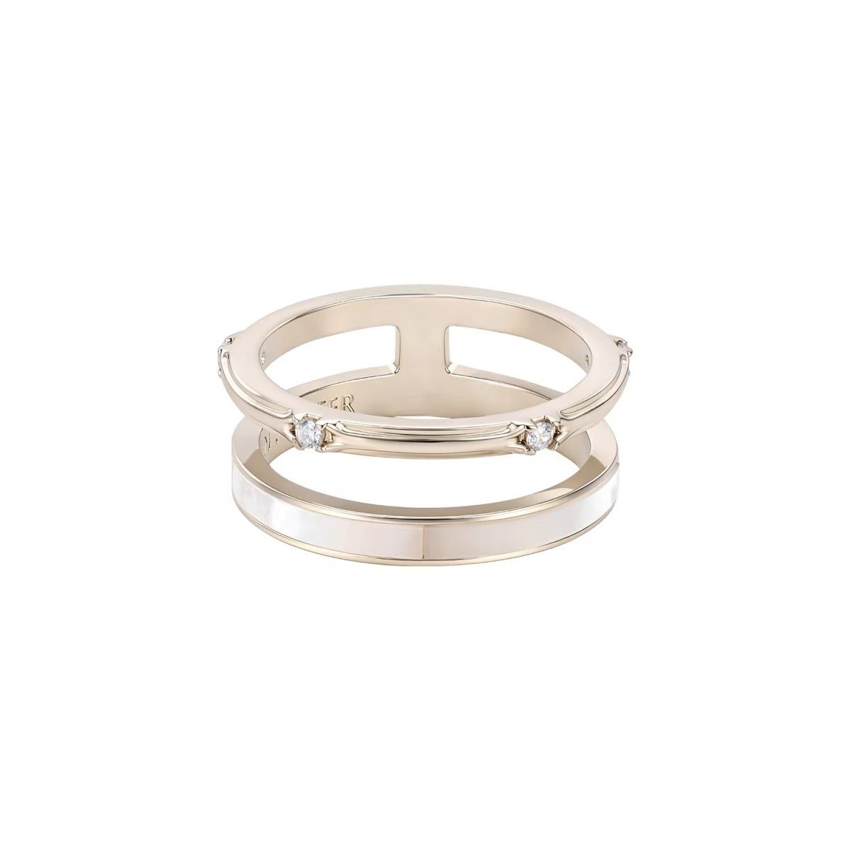 Anello iris smaltato stile vintage francese lusso per donna_voghion.com