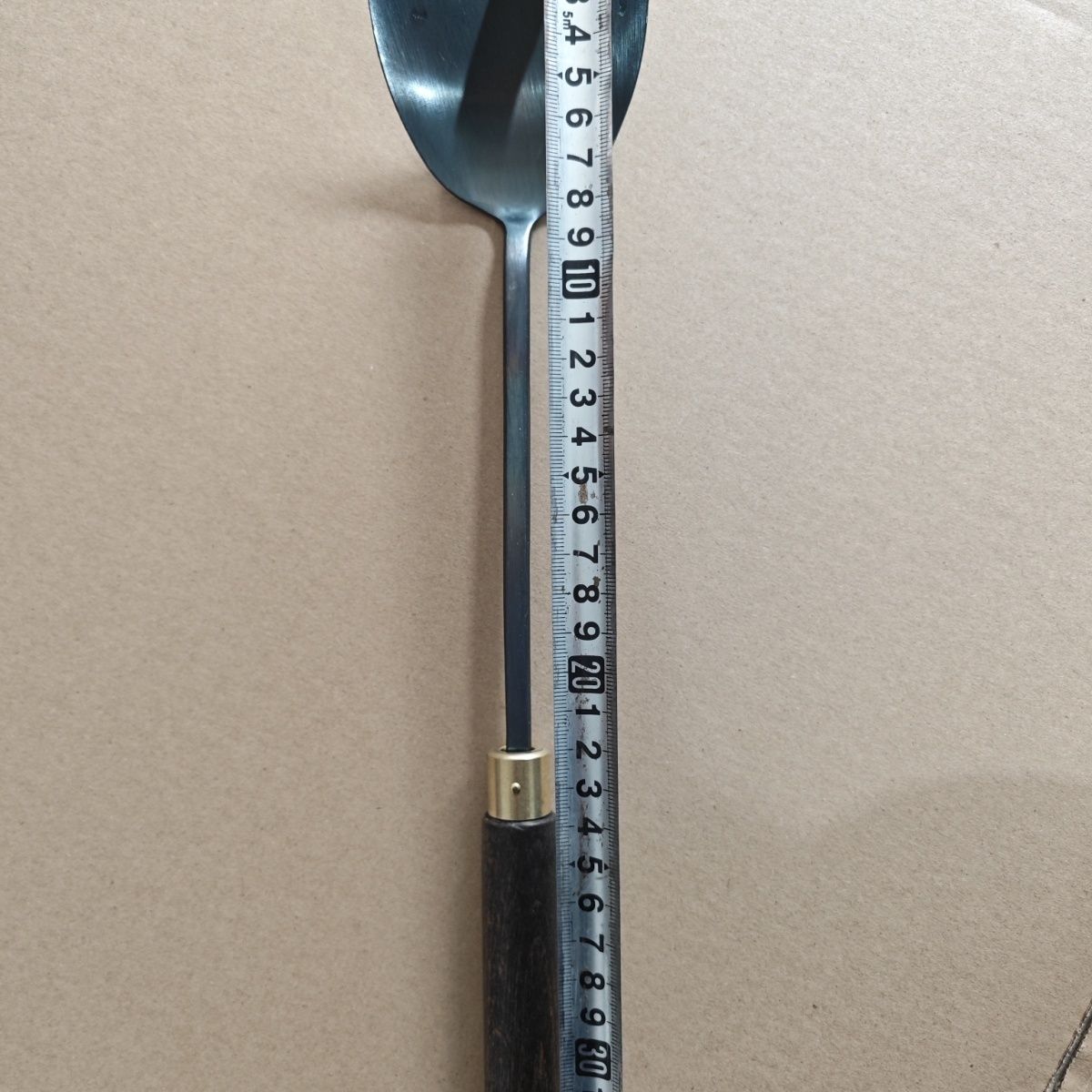 春风铁器小铁铲手工锻打家用铲子木柄炒菜铲耐高温锅勺套装无涂层 图片 9