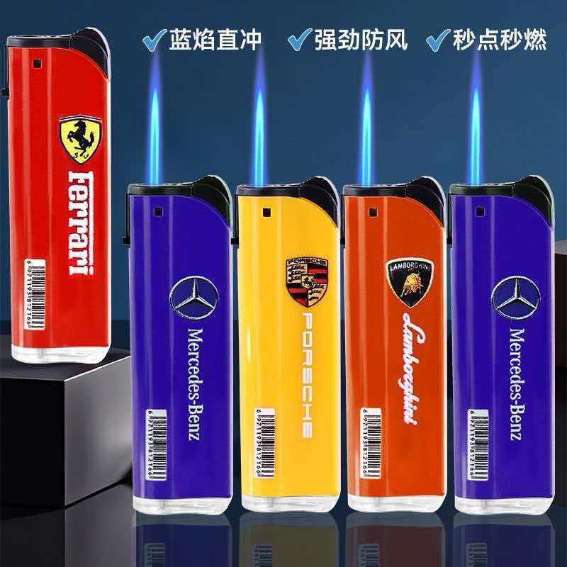 全铜气化炉防风蓝焰直冲打火机3D彩印耐用充气便携批发【6月20日发完】 图片 8