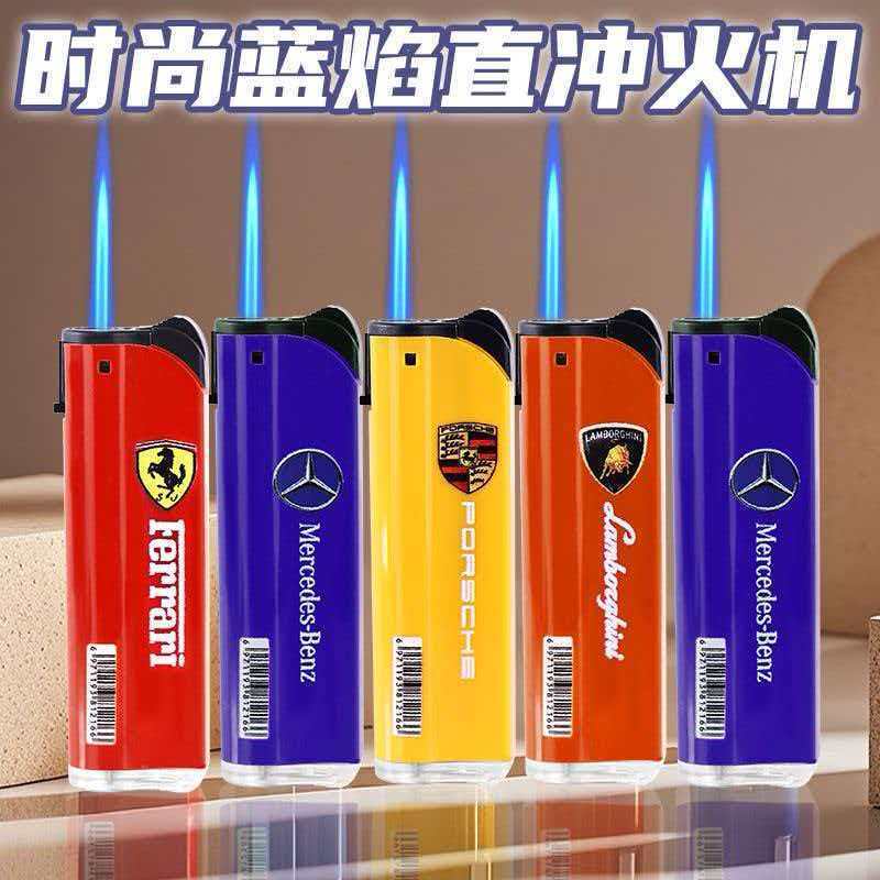 全铜气化炉防风蓝焰直冲打火机3D彩印耐用充气便携批发【6月20日发完】 图片 6