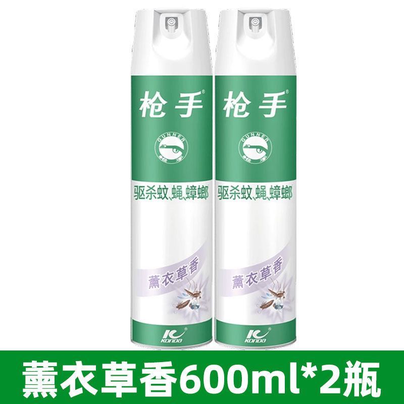 枪手杀虫气雾剂灭蚊蟑螂药毒苍蝇强力飞虫克星室内喷雾剂家用 图片 3