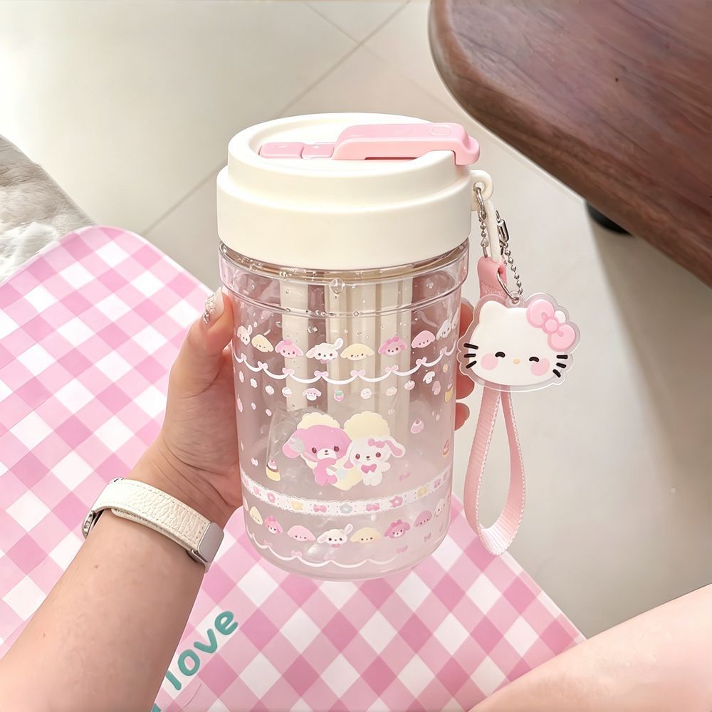 可爱水杯女生高颜值2026新款夏天吸管杯