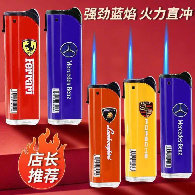 全铜气化炉防风蓝焰直冲打火机3D彩印耐用充气便携批发【6月20日发完】 图片 2