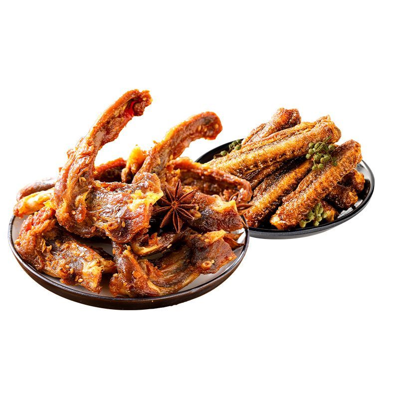 陈阿炳风干鸭架鸭翅中香辣解馋藤椒椒盐耐嚼充饥甜辣休闲零食 图片 10