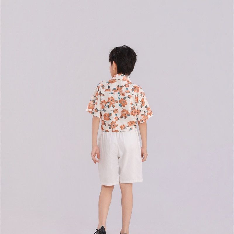 Boys' Retro Hong Kong Style Performance Outfit Children's Day, 80S-90S Nostalgic Shirt, Kindergarten Costume For Show_voghion.com