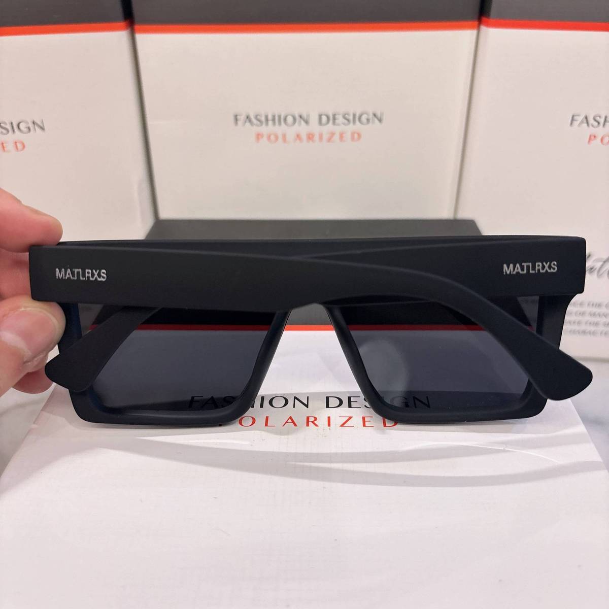 Polarized Square Shield Sunglasses For Men And Women Uv Protection_voghion.com