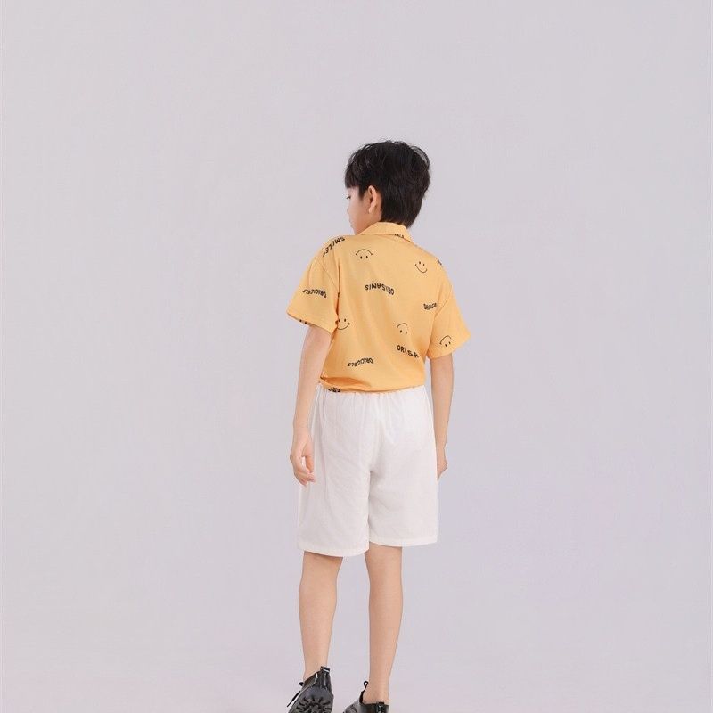 Boys' Retro Hong Kong Style Performance Outfit Children's Day, 80S-90S Nostalgic Shirt, Kindergarten Costume For Show_voghion.com