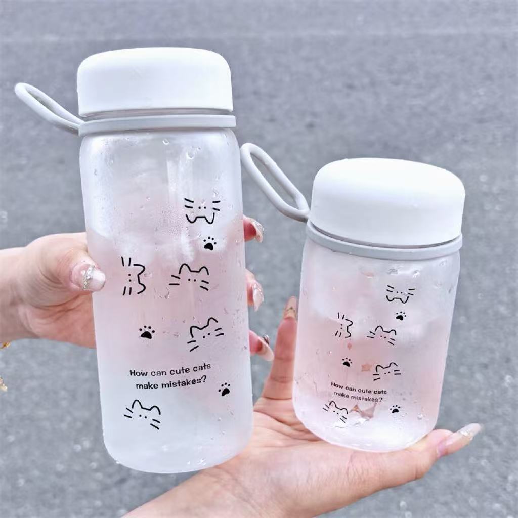 新款简约ins风高颜值女生可爱猫咪直饮杯