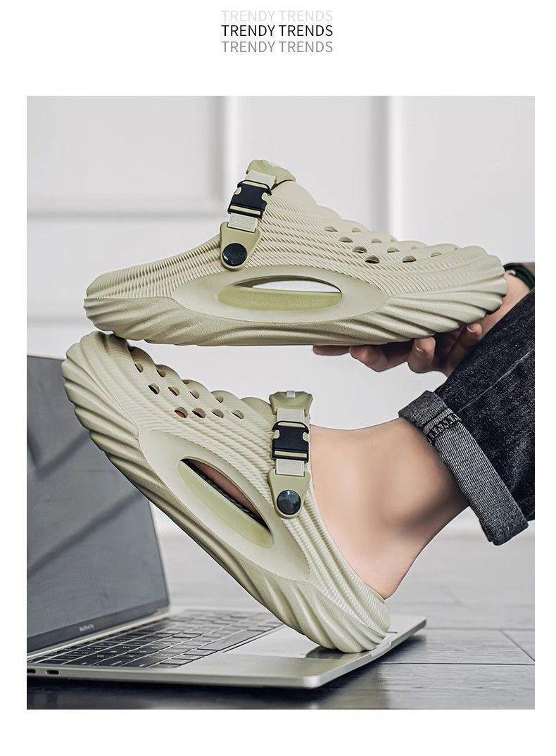 Comfortable Beach Sandals With Cushioned Insole For Outdoor Wear_voghion.com