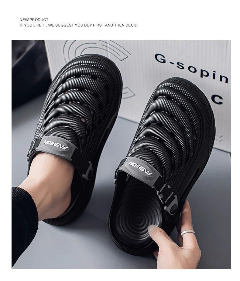 Comfortable Beach Sandals With Cushioned Insole For Outdoor Wear_voghion.com