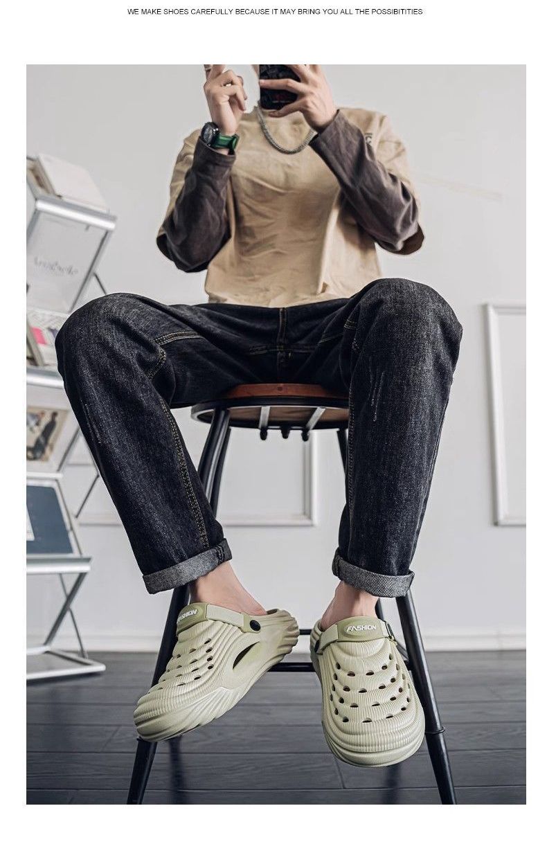 Comfortable Beach Sandals With Cushioned Insole For Outdoor Wear_voghion.com