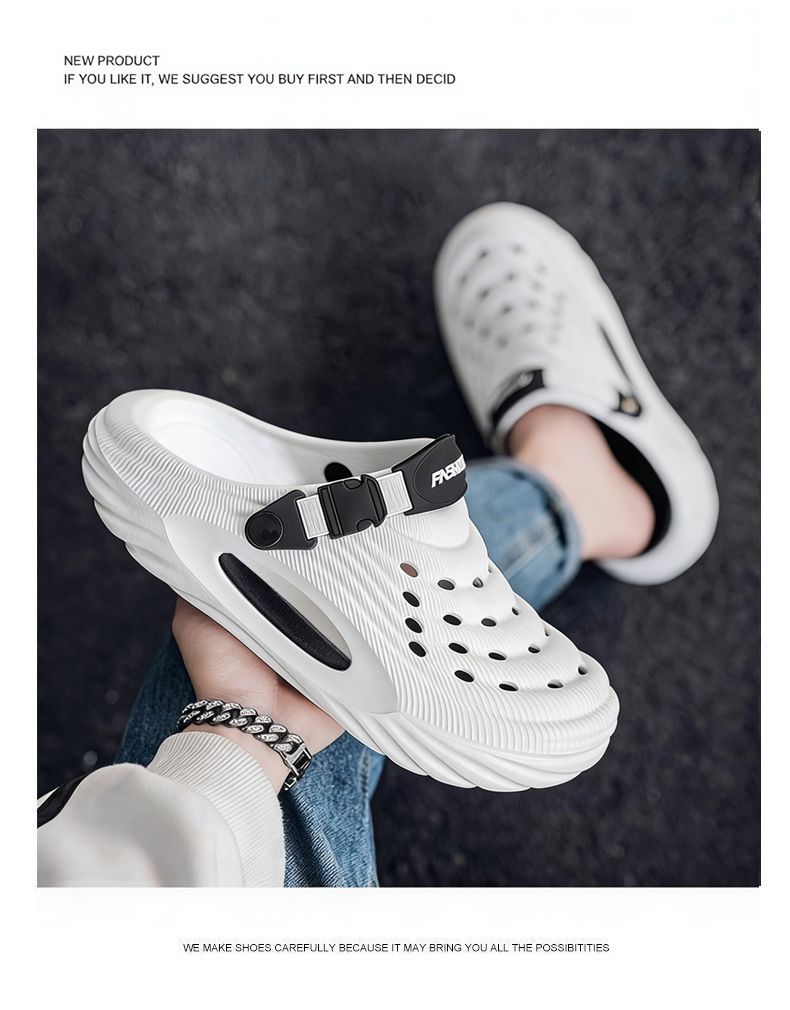 Comfortable Beach Sandals With Cushioned Insole For Outdoor Wear_voghion.com