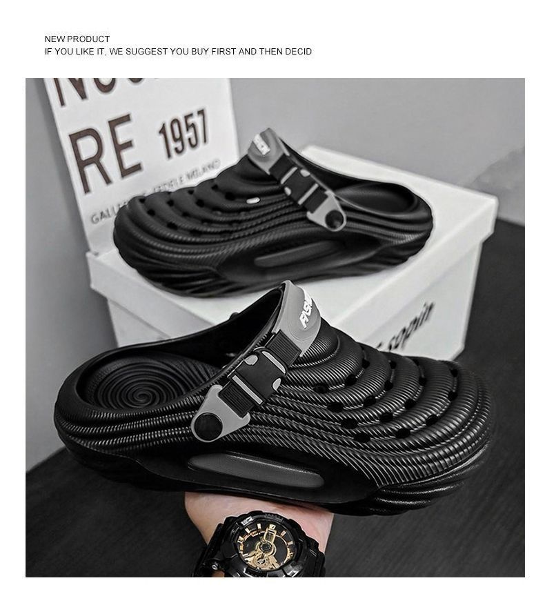 Comfortable Beach Sandals With Cushioned Insole For Outdoor Wear_voghion.com