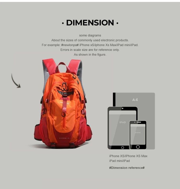 Waterproof Outdoor Hiking Backpack For Men And Women Durable_voghion.com