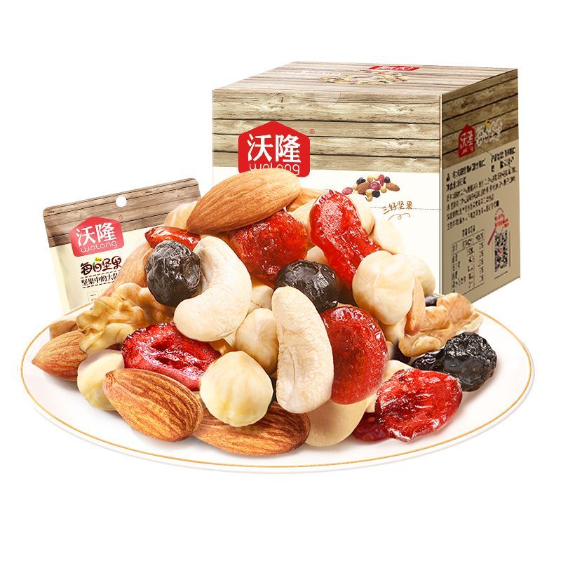 沃隆每日坚果175g混合坚果25g*7包成人儿童休闲零食干果小包装 图片 5