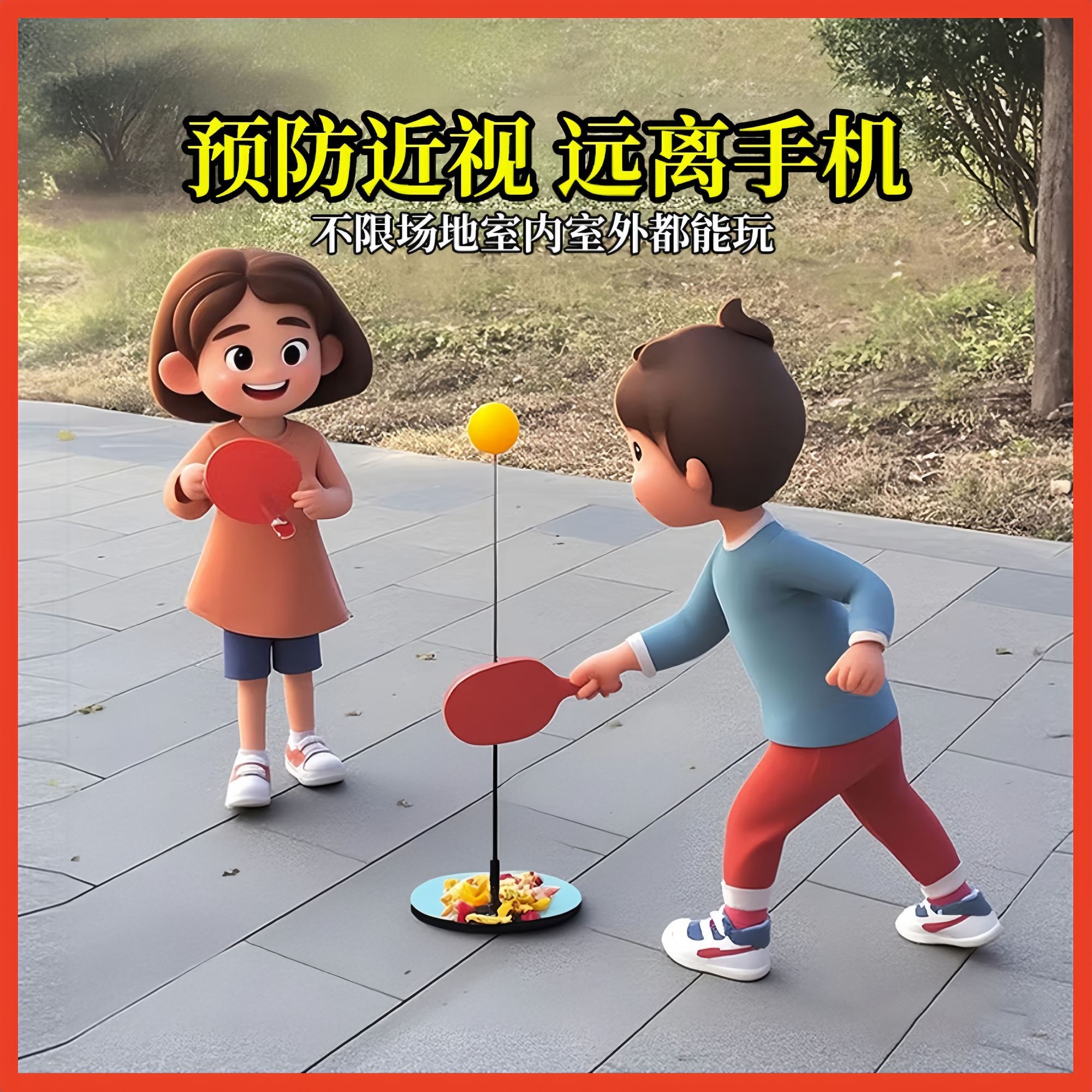 星志乒乓球软轴训练器儿童亲子悬挂室内手眼协调锻炼神器家用玩具