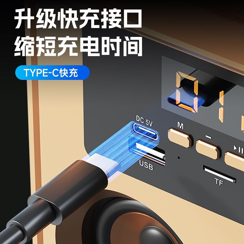 新款G01手提蓝牙音响广场舞户外大音量低音炮家用便携式K歌音箱 图片 10