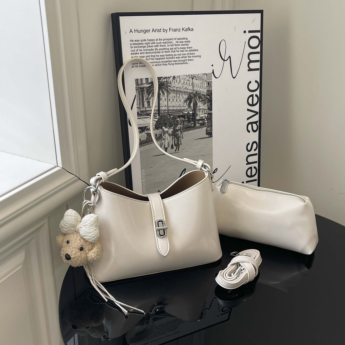 Borsa a tracolla piccola, semplice e alla moda per donna, nuovo modello primavera/estate 2026, stile giapponese e coreano, versatile, Ins._voghion.com