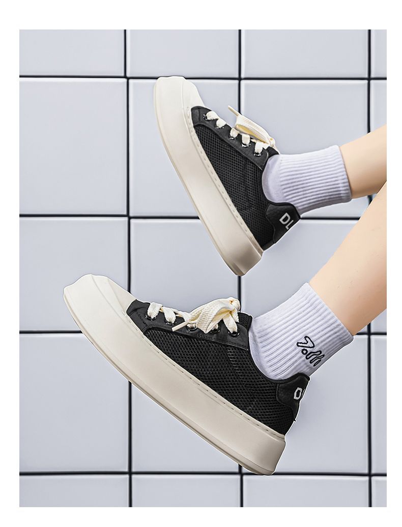 Baskets homme en mesh avec semelle épaisse pour l'été_voghion.com