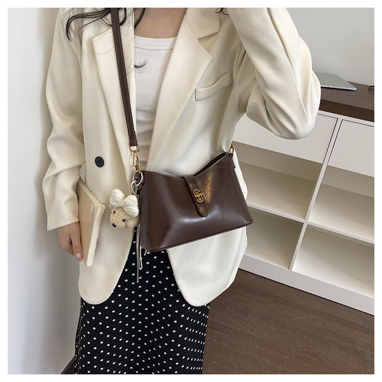 Piccola borsa a tracolla da donna stile giapponese versatile_voghion.com
