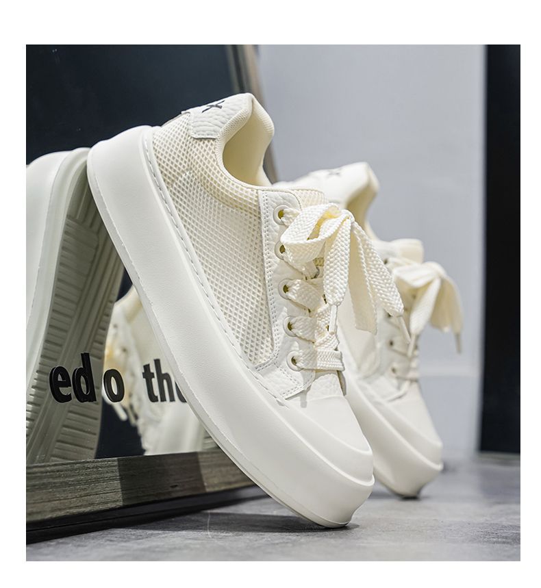 Baskets homme en mesh avec semelle épaisse pour l'été_voghion.com