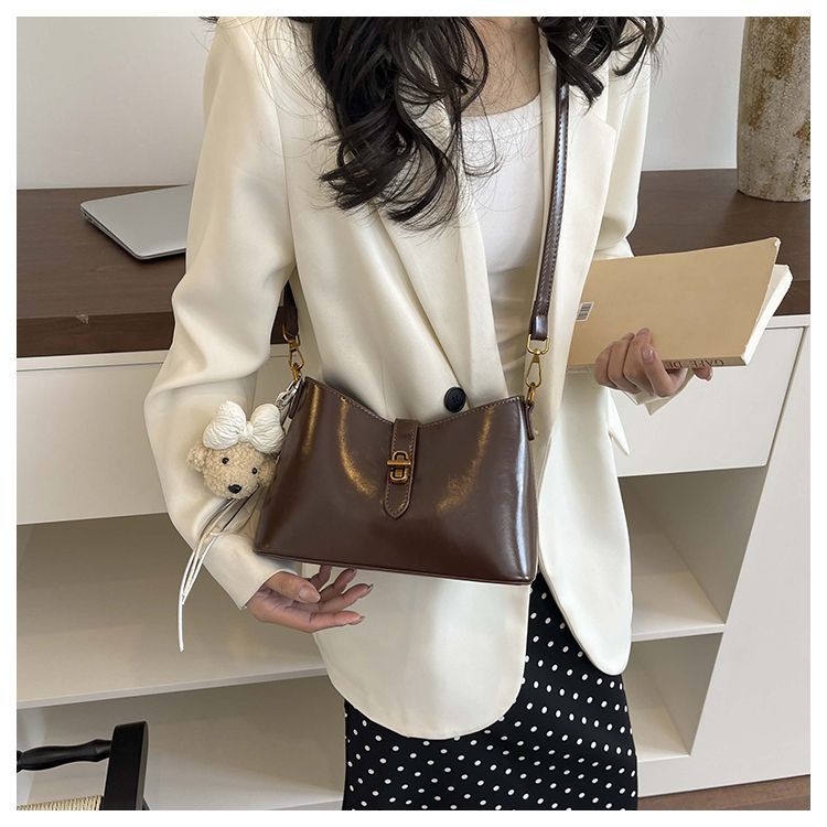 Piccola borsa a tracolla da donna stile giapponese versatile_voghion.com