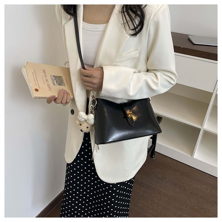 Piccola borsa a tracolla da donna stile giapponese versatile_voghion.com
