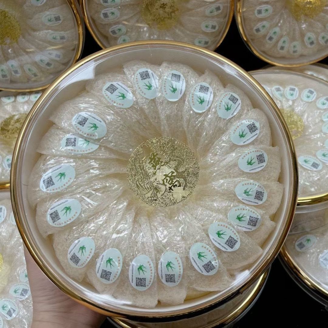 正品溯源码疏盏燕窝足干即炖燕盏孕妇滋补营养品免泡发送礼礼盒装