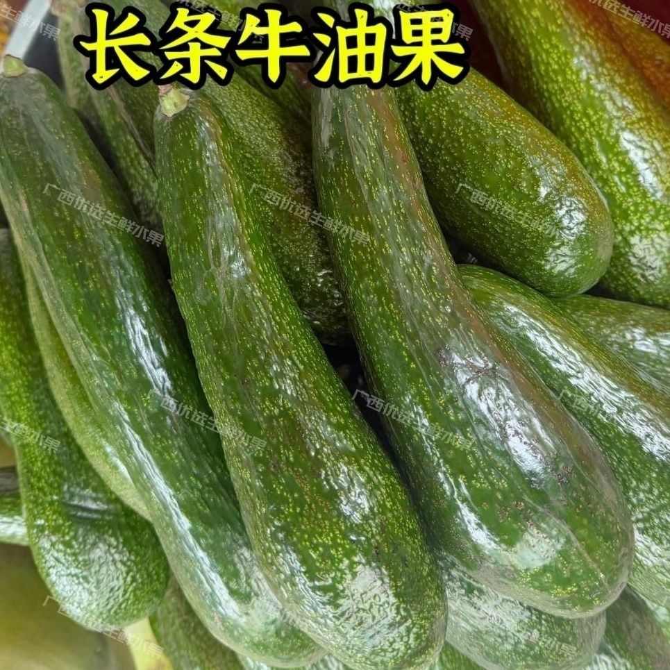 长型牛油果长条形正宗新鲜鳄梨长形牛油果当季水果小众稀有牛油果